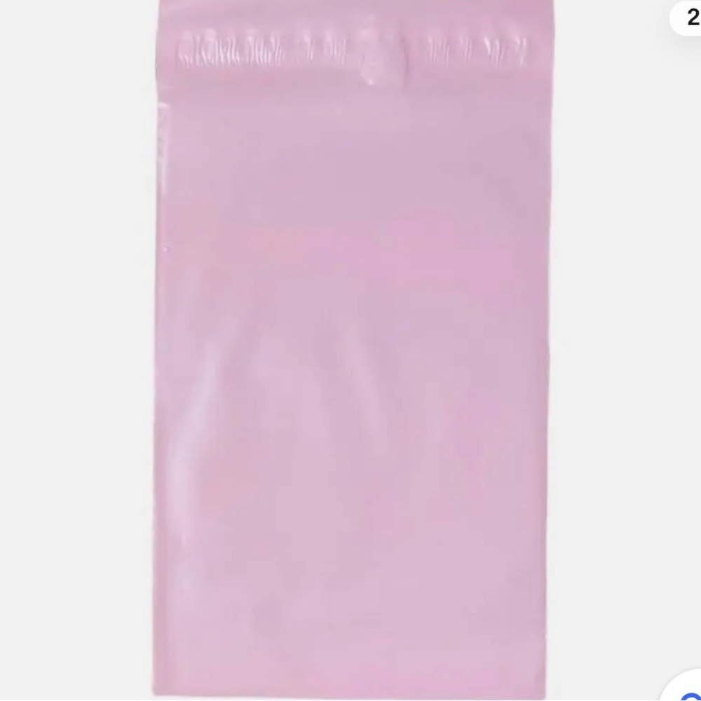 8 of 6" X 9" Light Pink Unlined Poly Mailer Bags Self Seal